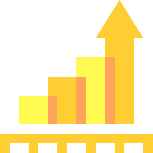 Bar chart bar chart business and finance graphic icon