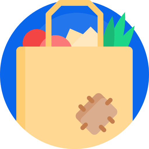 Eco bag groceries ecological environment icon Eco bag groceries ecological environment icon