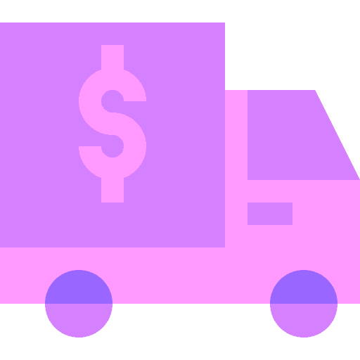 Delivery truck transport vehicle transportation icon