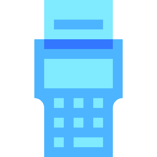 Point of service payment method pos terminal business and finance icon Point of service payment method pos terminal business and finance icon