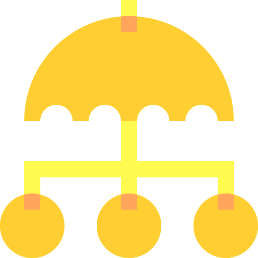 Insurance umbrella security currency icon Insurance umbrella security currency icon