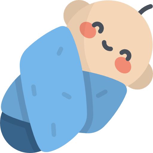 Baby healthcare and medical people childhood icon