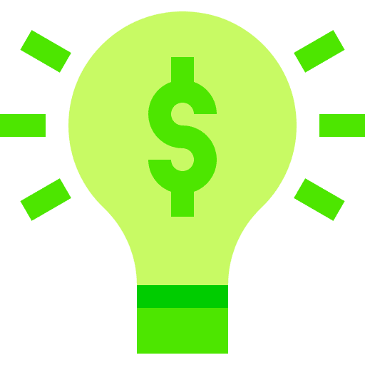 Idea light bulb creativity strategy icon Idea light bulb creativity strategy icon