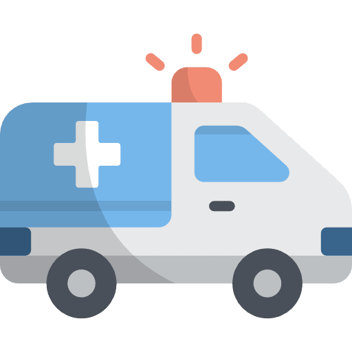 Ambulance healthcare and medical transportation automobile icon Ambulance healthcare and medical transportation automobile icon