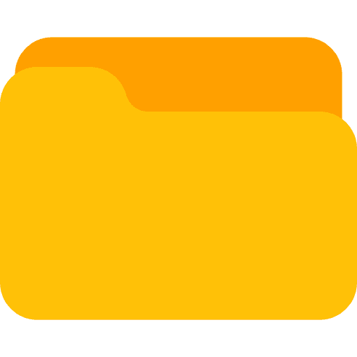 Folder data storage file storage files and folders icon