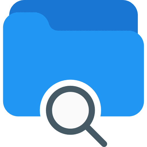 Folder file storage office material data storage icon Folder file storage office material data storage icon