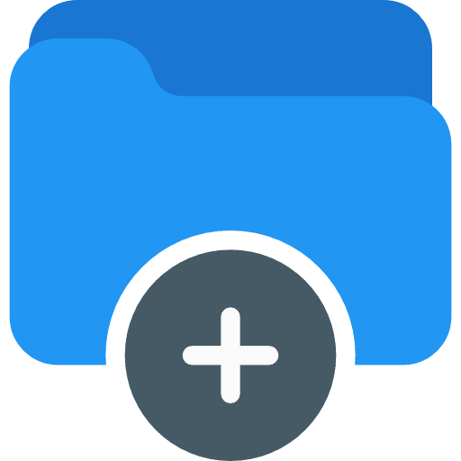 Folder folder storage office material icon