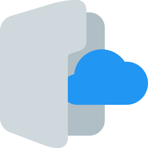 Folder storage files and folders interface icon Folder storage files and folders interface icon