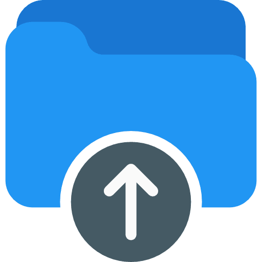 Folder data storage folder file storage icon Folder data storage folder file storage icon