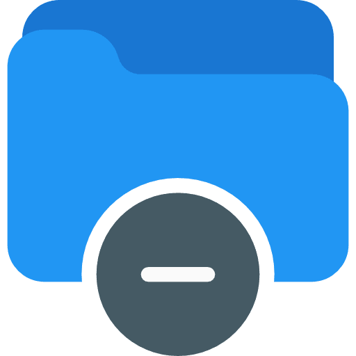 Folder data storage storage office material icon Folder data storage storage office material icon