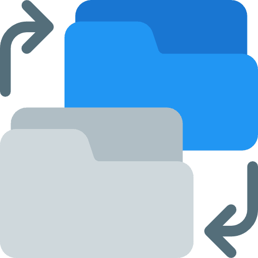 Folder file storage data storage office material icon Folder file storage data storage office material icon