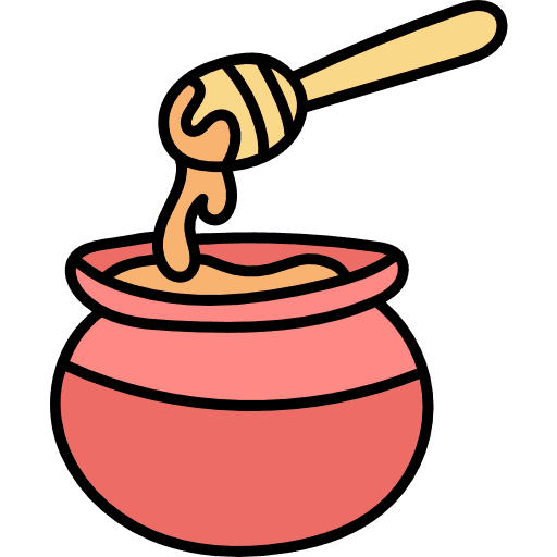 Honey food and restaurant jar food icon