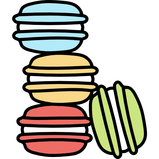 Macaron macarons macaron bakery icon