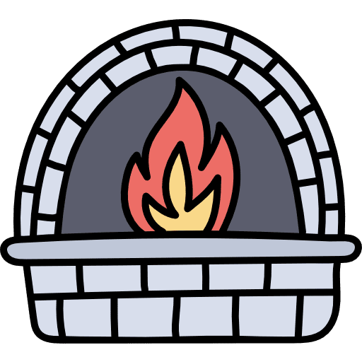 Oven cook traditional cooking icon