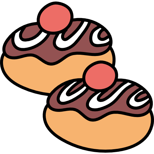 Bun food and restaurant food sweet icon