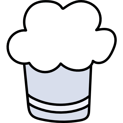 Hat cooker hat food icon