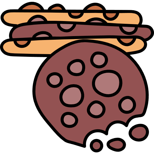 Cookies biscuits cookie bakery icon