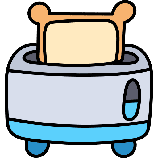 Toaster bakery food and restaurant tool icon