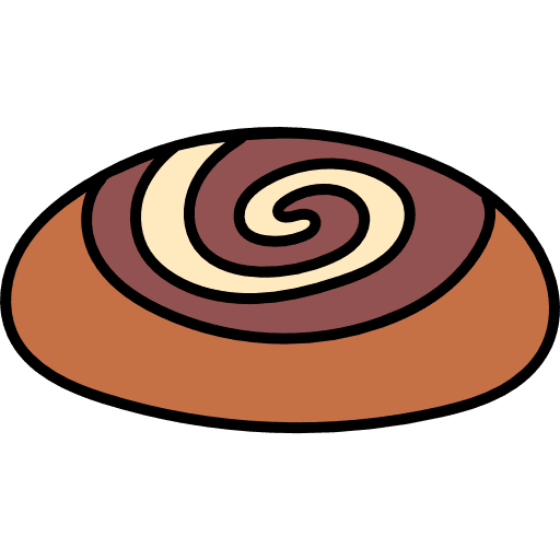 Bun bakery pastry food and restaurant icon