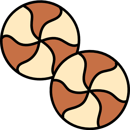 Cookies biscuit food and restaurant cookies icon