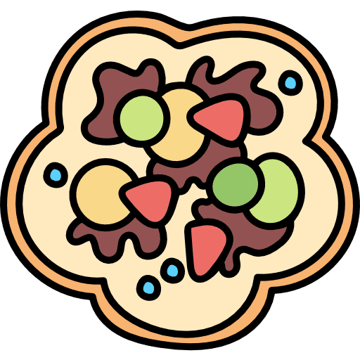 Crepe sweet crepe bakery icon