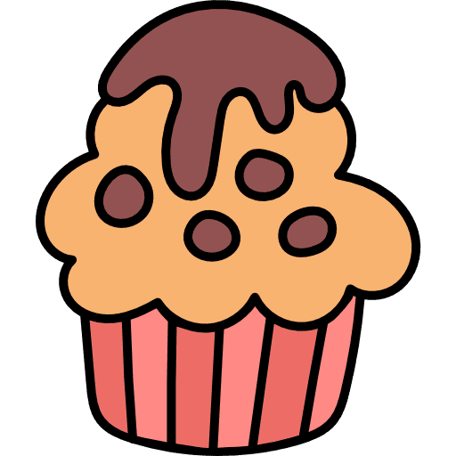 Cupcake baked cupcake food icon