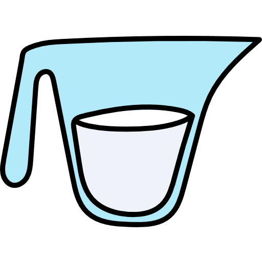 Jar measure liquid measuring icon