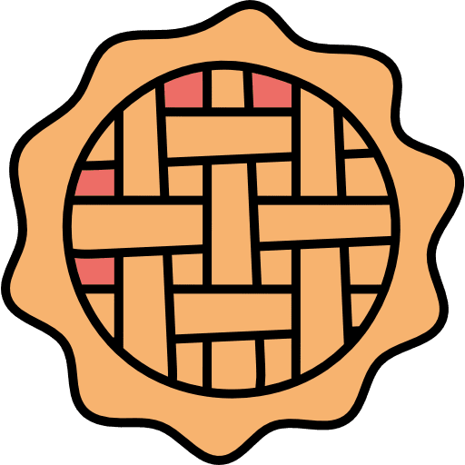 Pie food bakery sweet icon