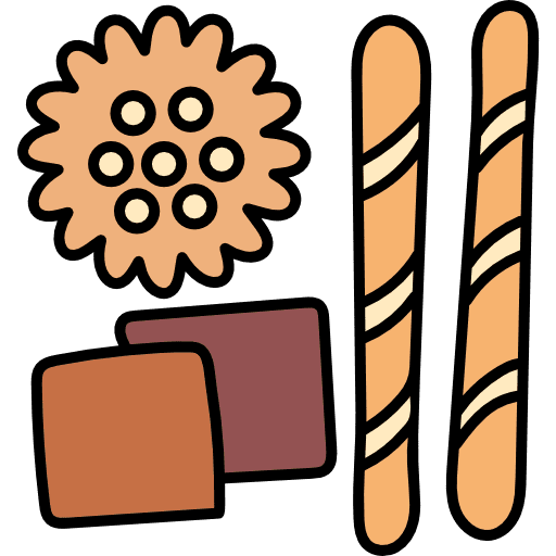Biscuit appetizer food dessert icon