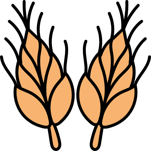 Wheat nature vegetarian organic icon