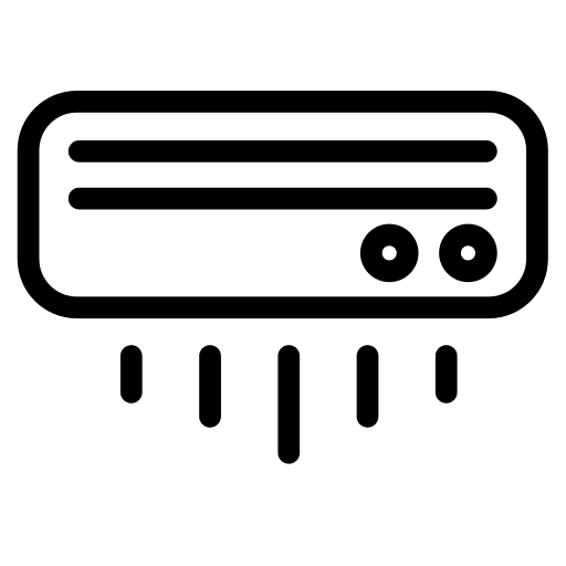 Air conditioner heating electronics air conditioner icon