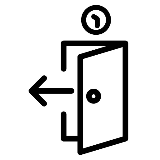 Check out right arrow arrow entrance icon