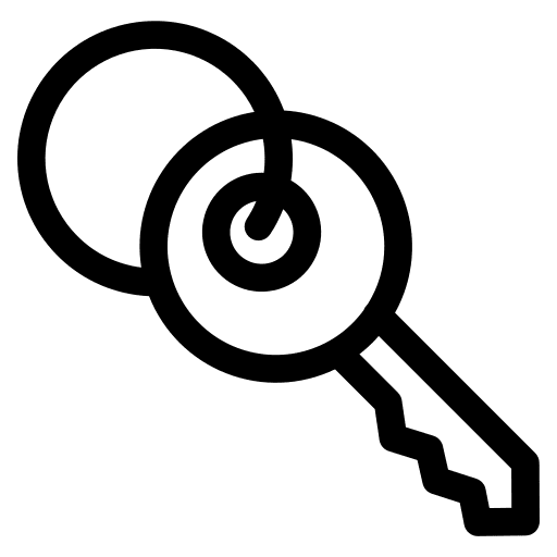 Key ring key ring keylocks key chain icon