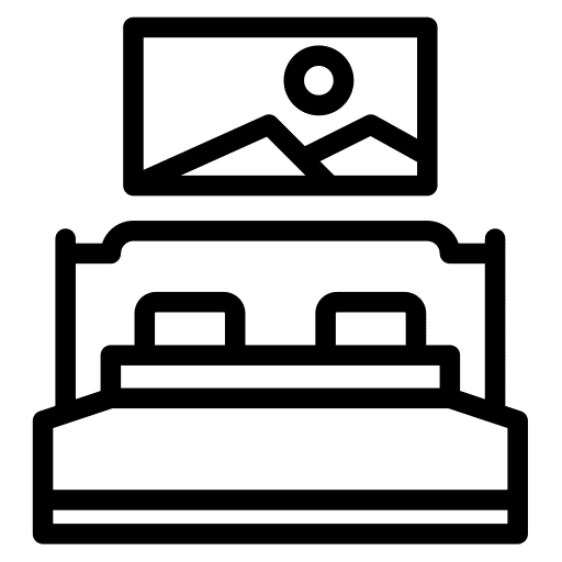 Bedroom luxury furniture bedroom icon