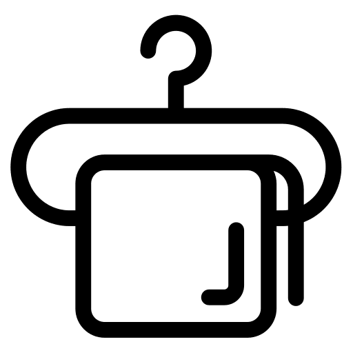 Hanger bathroom fashion clothing icon