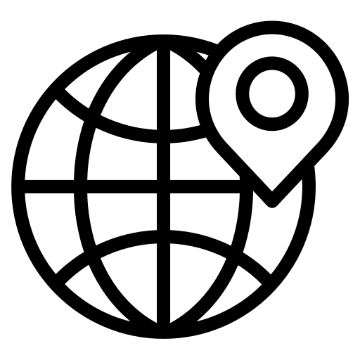 Location location shapes and symbols interface icon