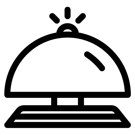 Small bell small bell service ring icon