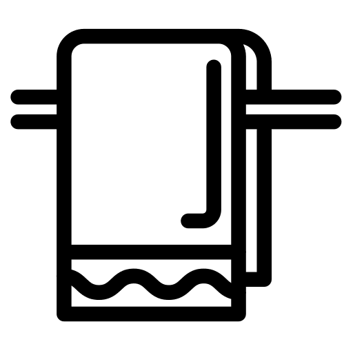 Towel towels hygiene bath icon