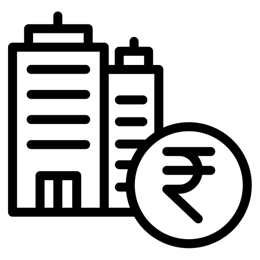 Budget finances business and finance cost icon