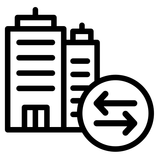 Skyscrapers cityscape urban real estate icon