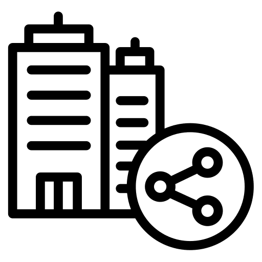 Booking hotel real estate booking icon