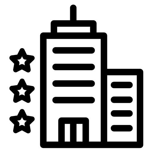 Hotel urban cityscape city icon