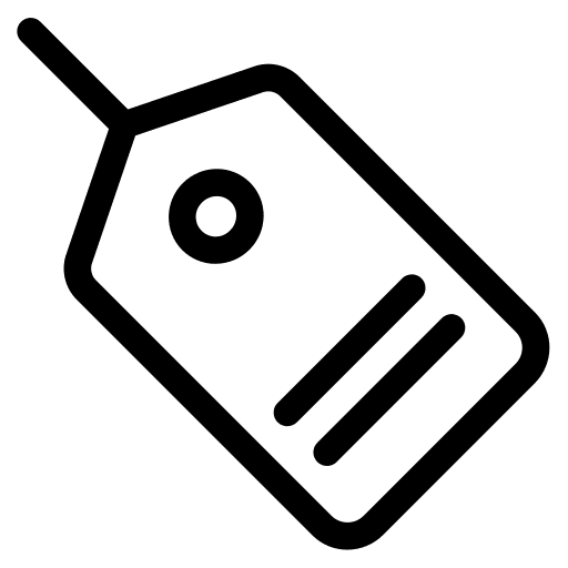 Tag commercial price shop icon