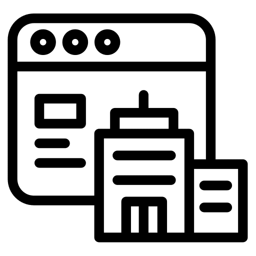 Website website architecture webpage icon