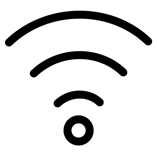 Wifi interface signs shapes and symbols icon