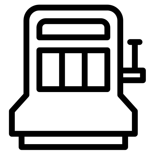 Jackpot entertainment gaming poker machine icon