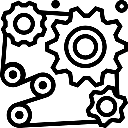 Cogwheel machinery construction cog icon