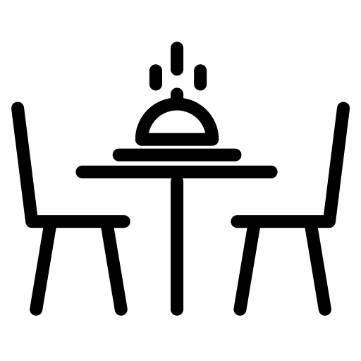 Restaurant table house things eating icon