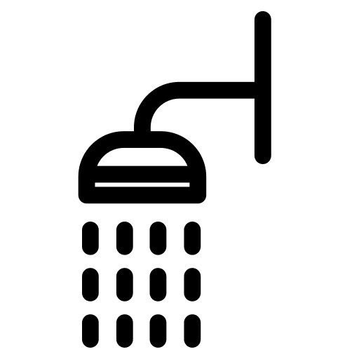 Shower hygiene water shower icon