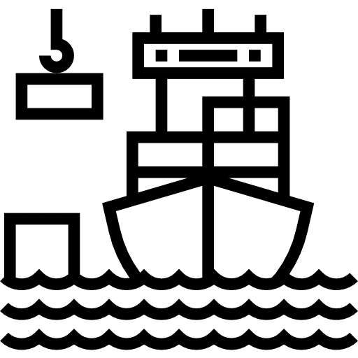 Cargo ship transport ship transportation icon Cargo ship transport ship transportation icon